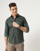 Men's Solid Casual Shirt