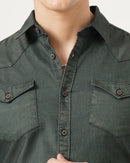 Men's Solid Casual Shirt