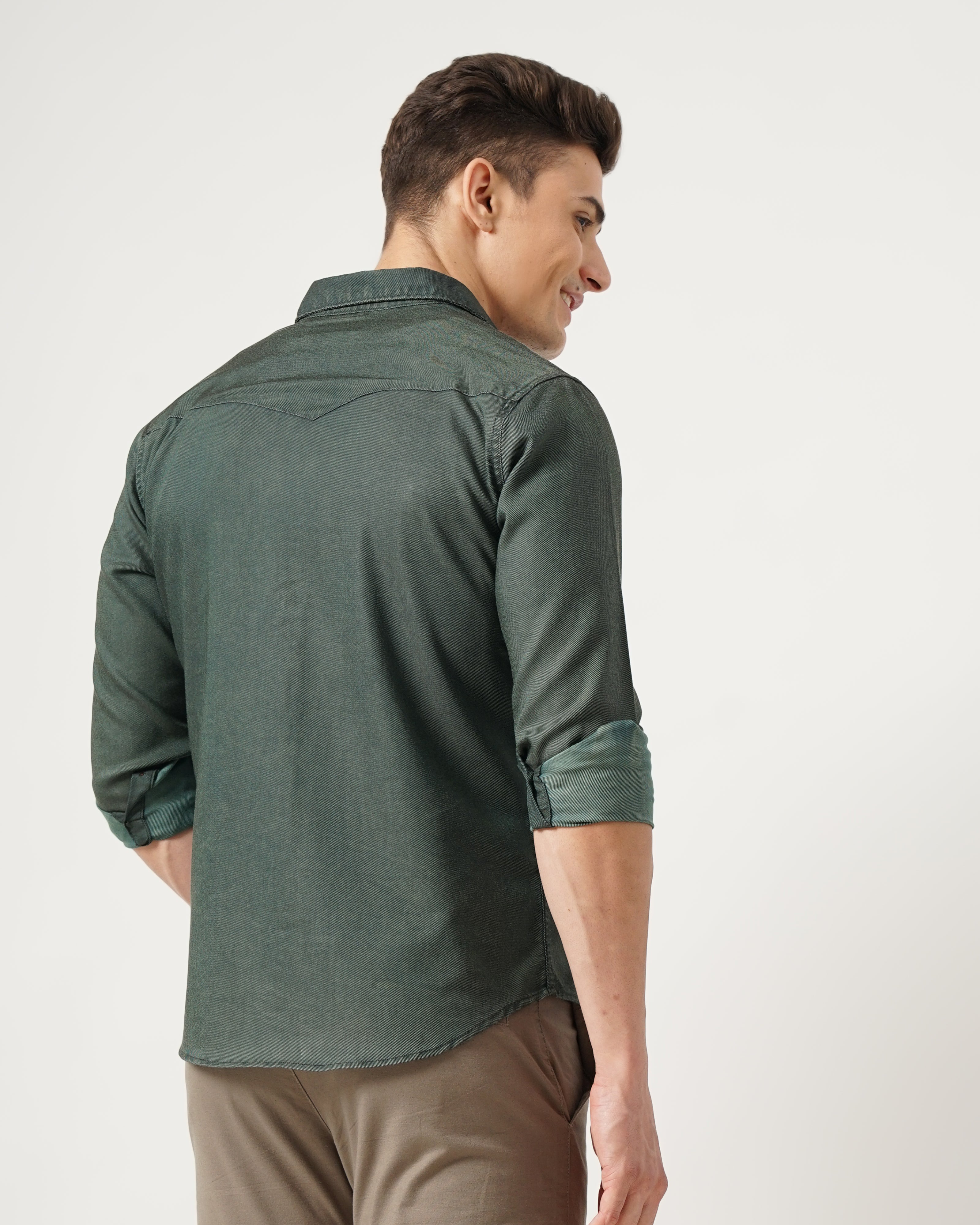 Men's Solid Casual Shirt