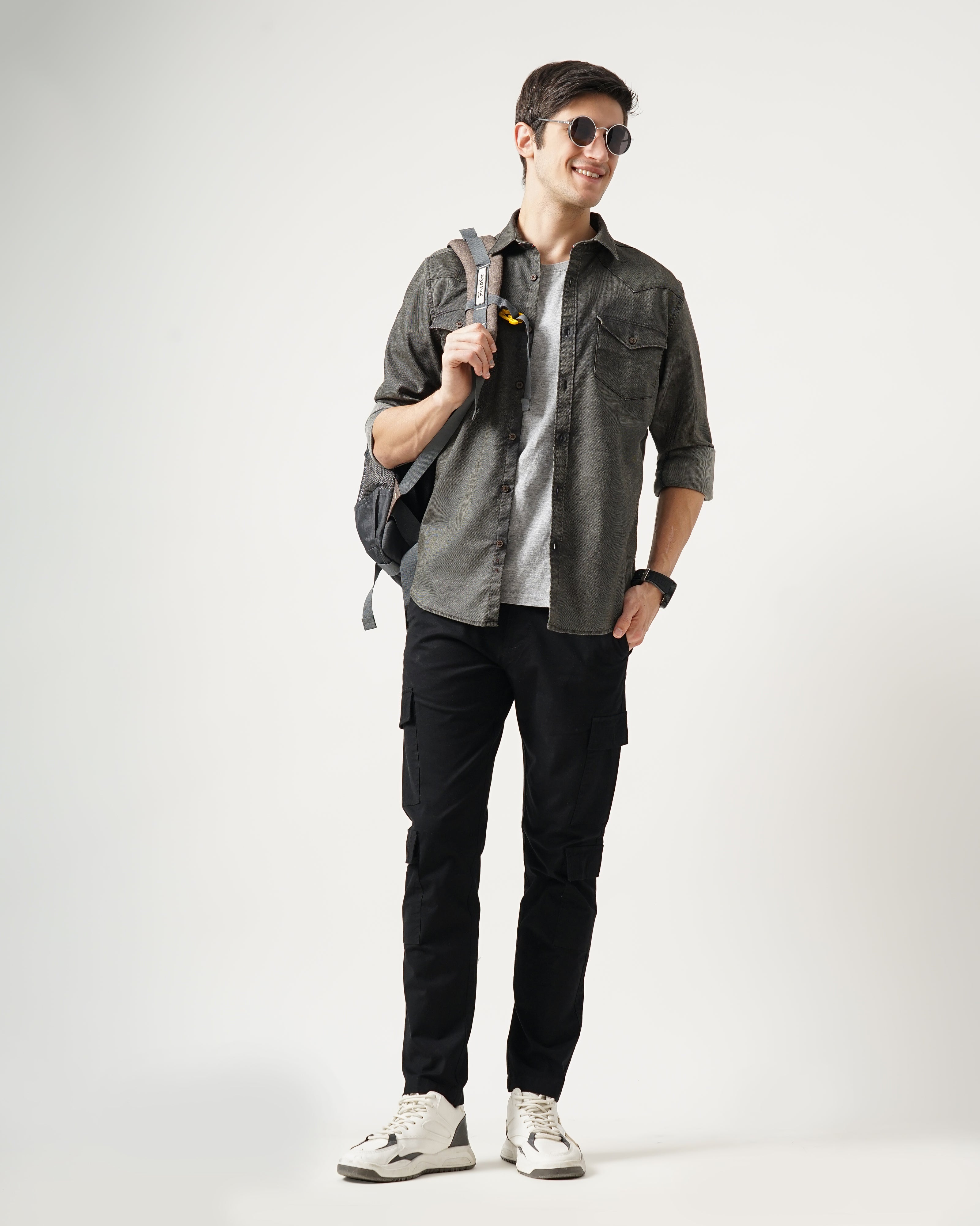Men's Solid Casual Shirt