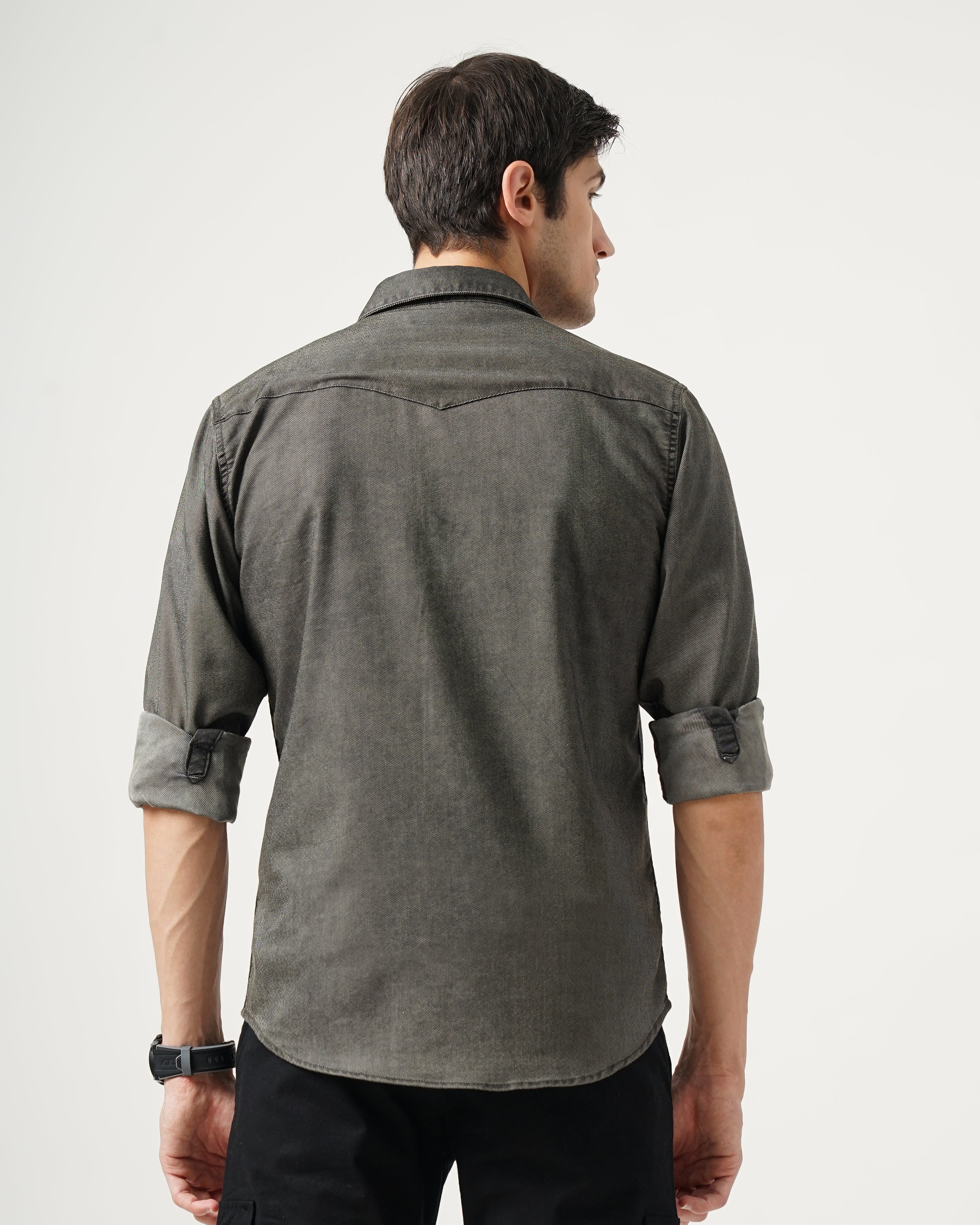 Men's Solid Casual Shirt