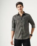 Men's Solid Casual Shirt