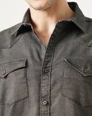 Men's Solid Casual Shirt