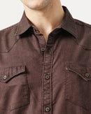 Men's Solid Casual Shirt