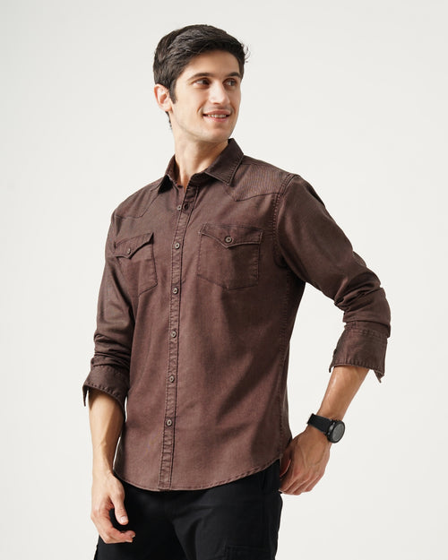 Men's Solid Casual Shirt