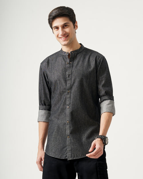 men's denim shirt