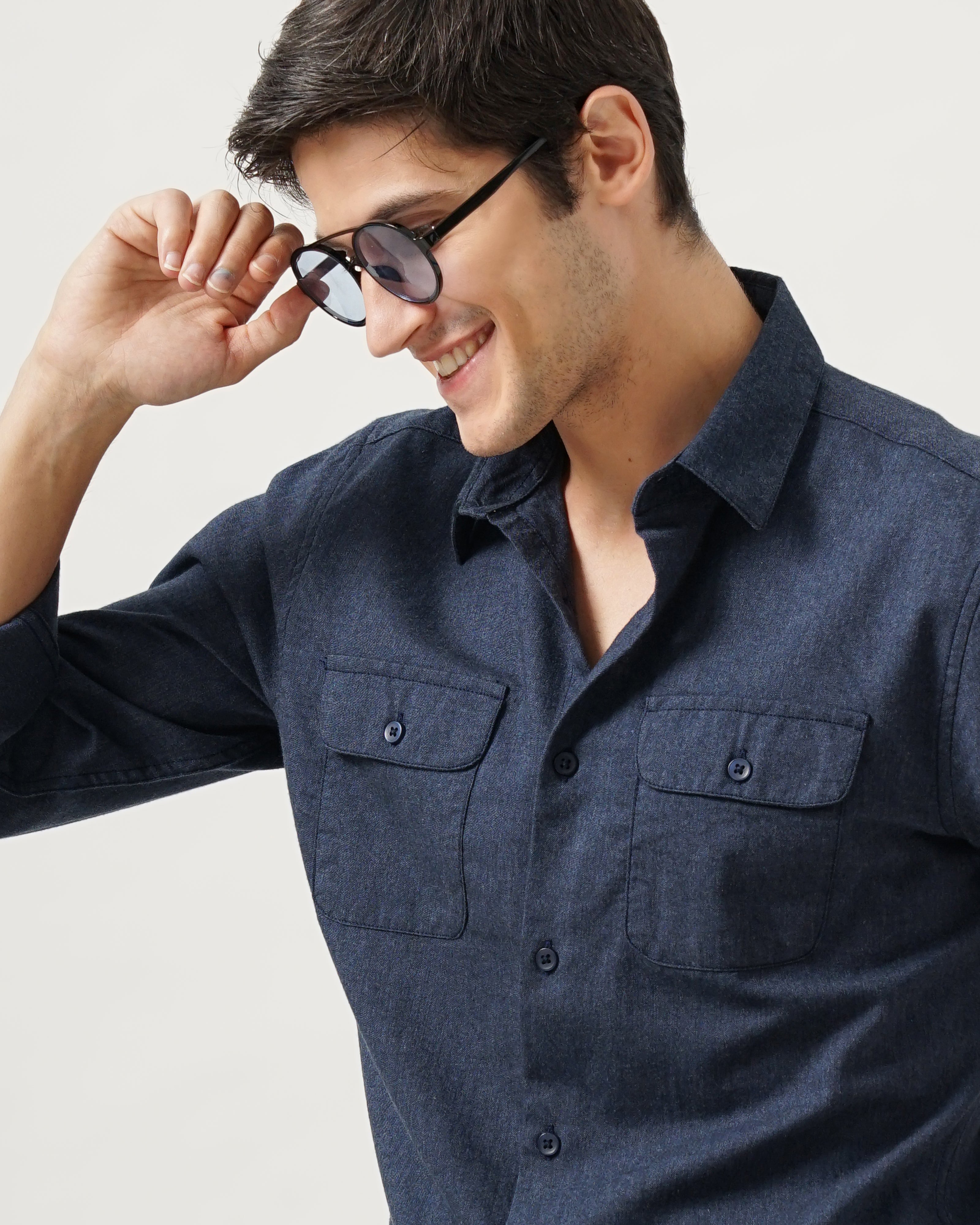 Men's Solid Casual Shirt