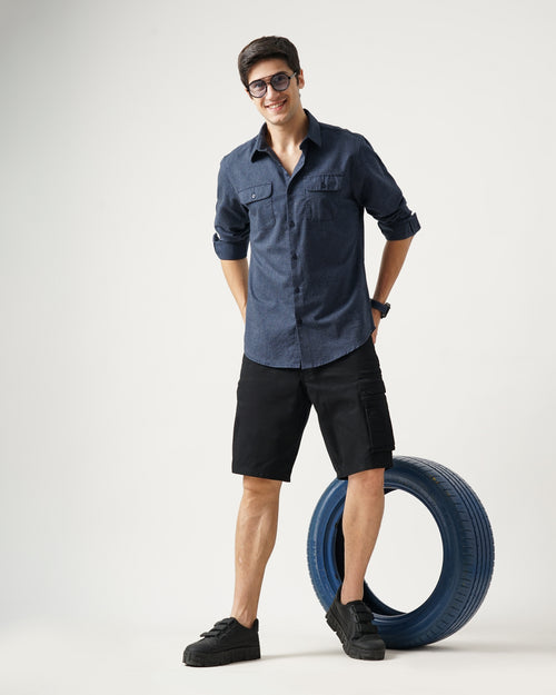 Men's Solid Casual Shirt