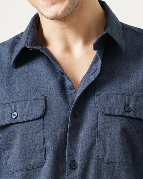 Men's Solid Casual Shirt