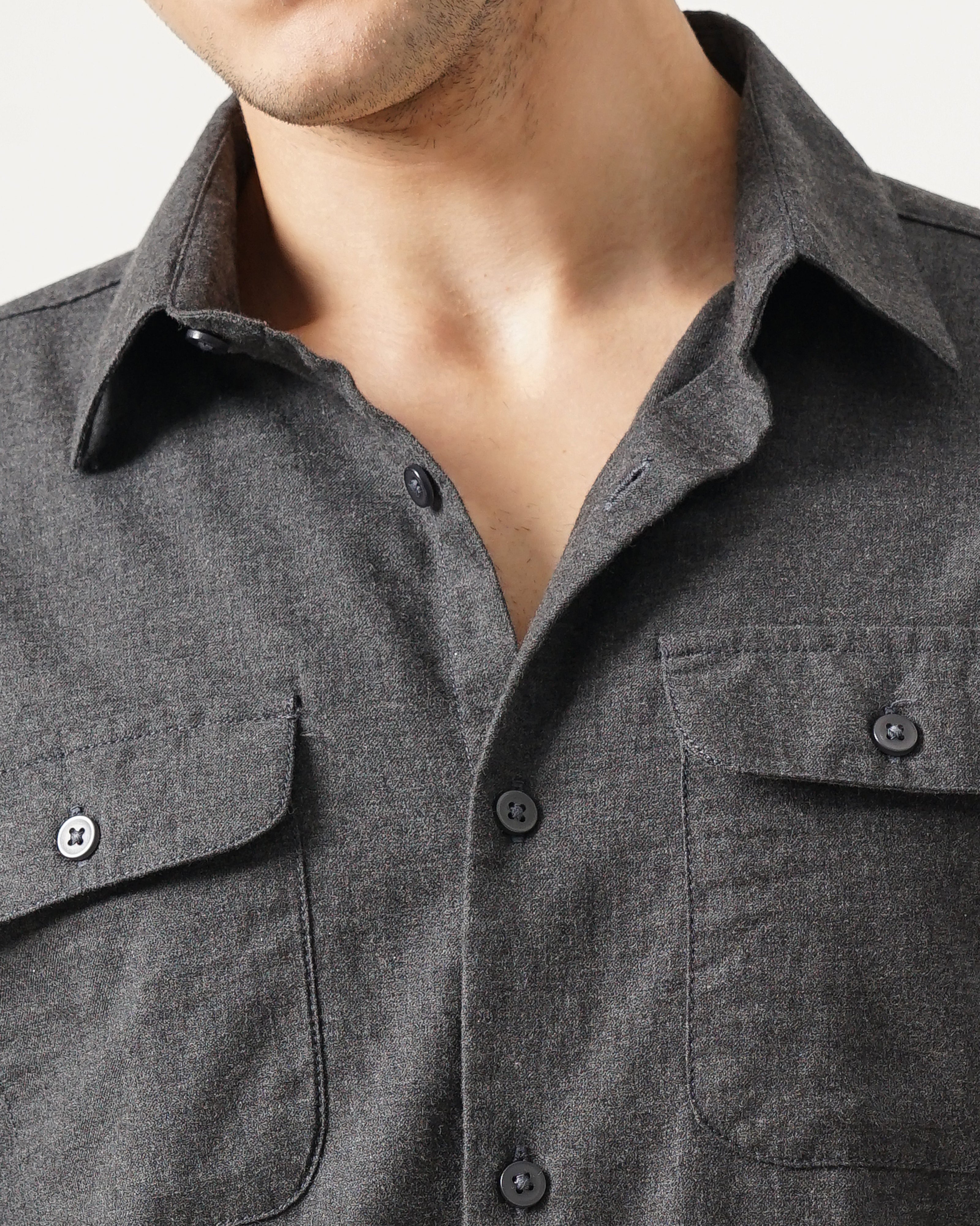 Men's Solid Casual Shirt