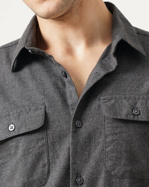 Men's Solid Casual Shirt