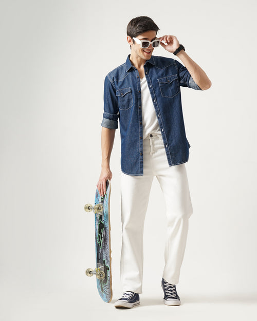 MEN'S DENIM SHIRT