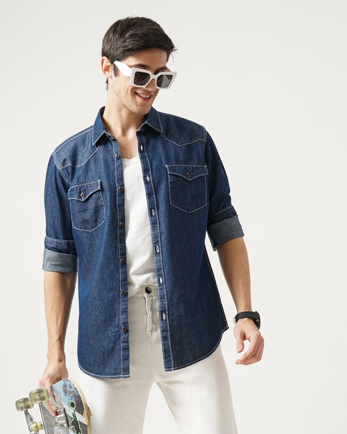 MEN'S DENIM SHIRT