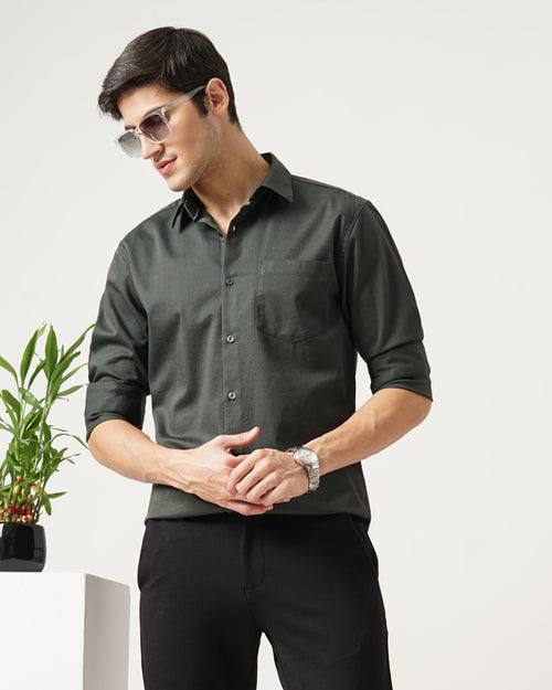 Men's Solid Casual Shirt