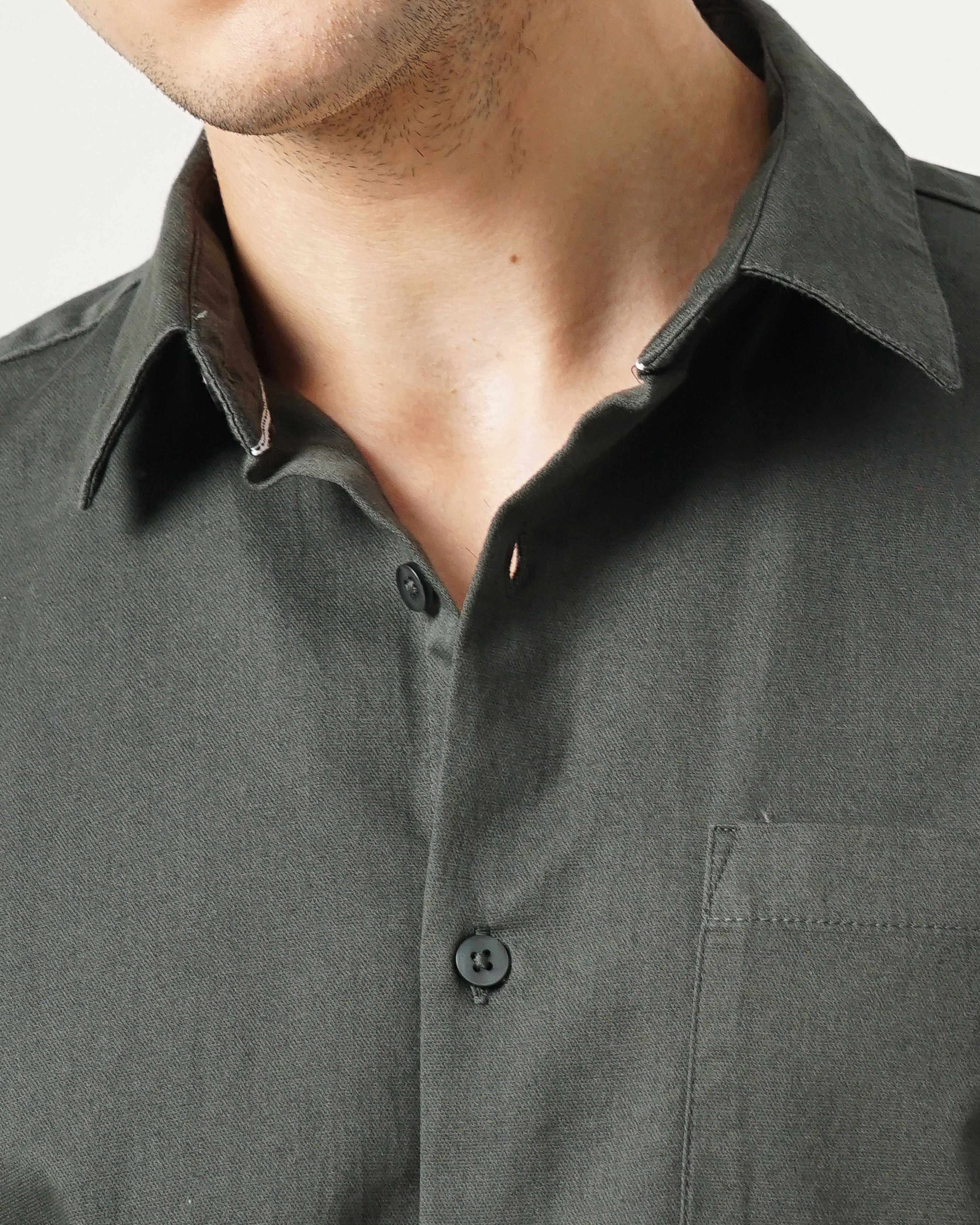 Men's Solid Casual Shirt