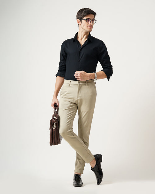 men's Self design Shirt