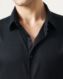 men's Self design Shirt