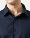 men's Self design Shirt