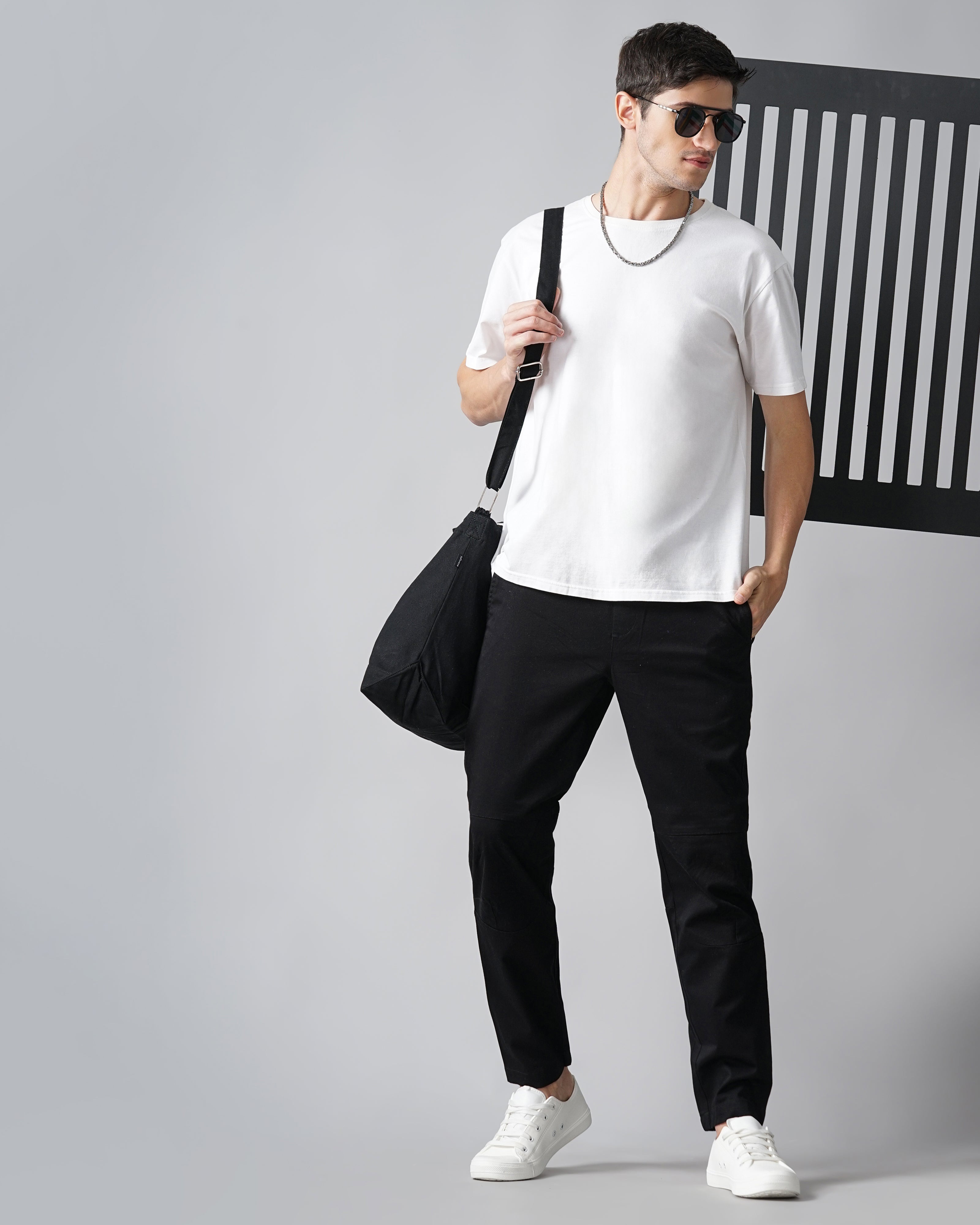 MEN'S CARGO ANKLE LENGTH TROUSERS