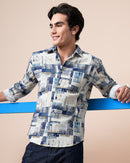 ABSTRACT PRINT  SHIRT