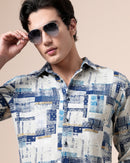 ABSTRACT PRINT  SHIRT