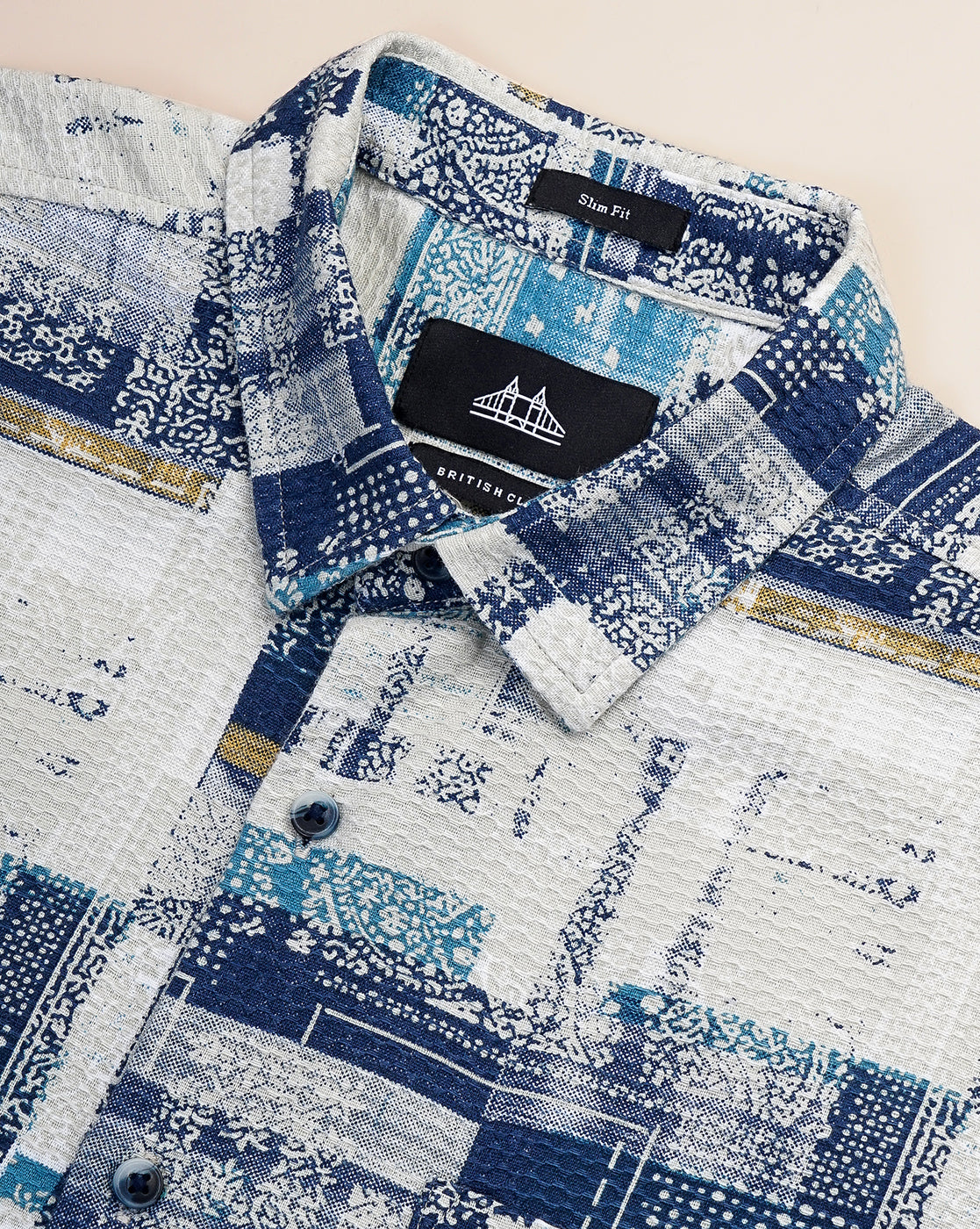 ABSTRACT PRINT  SHIRT