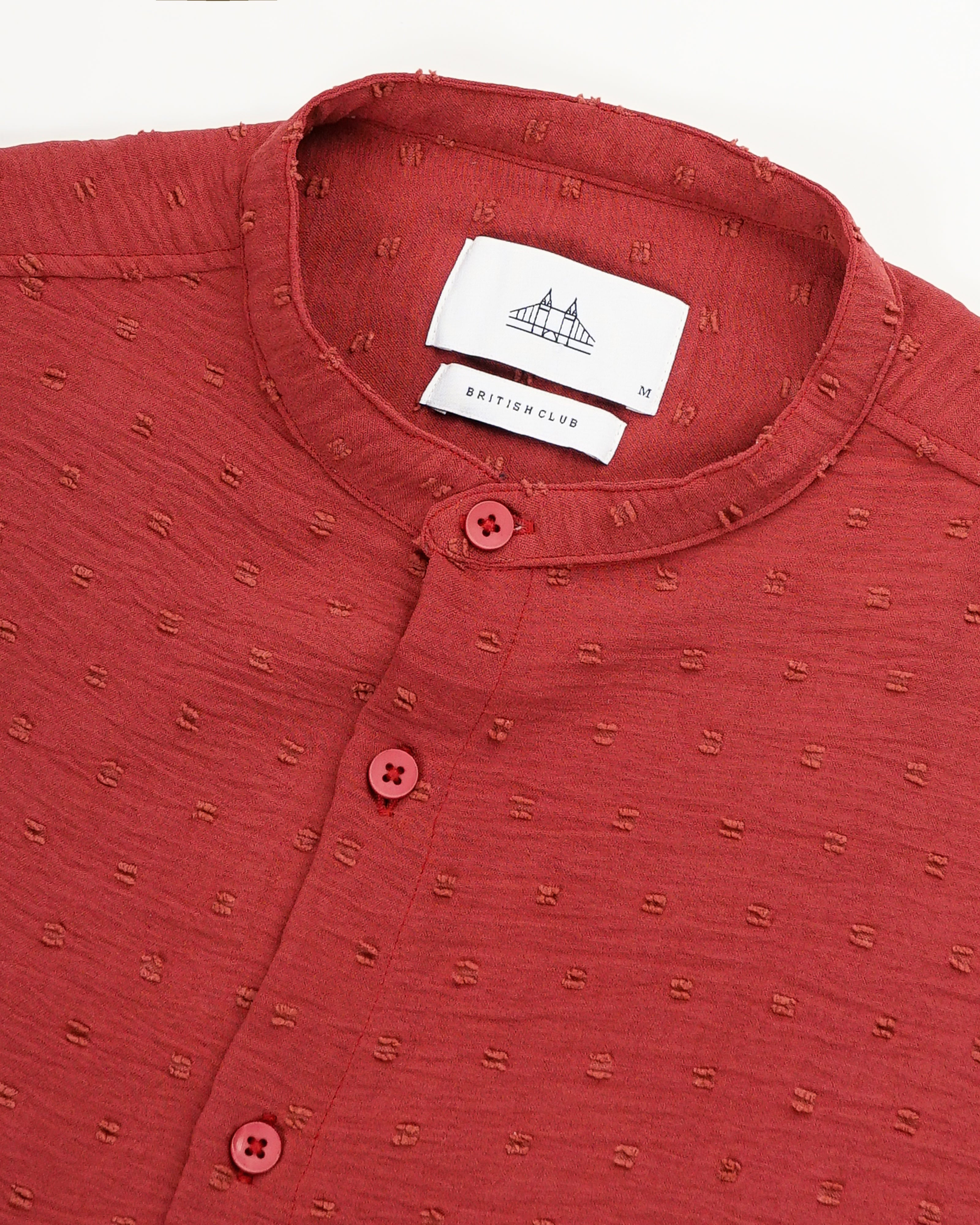 men's self design shirt