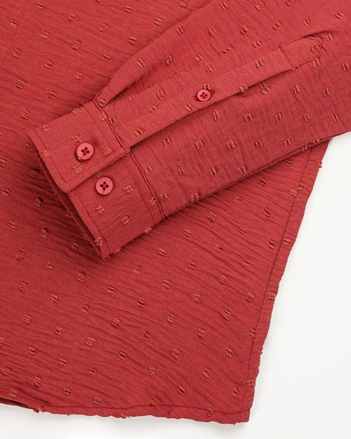 men's self design shirt