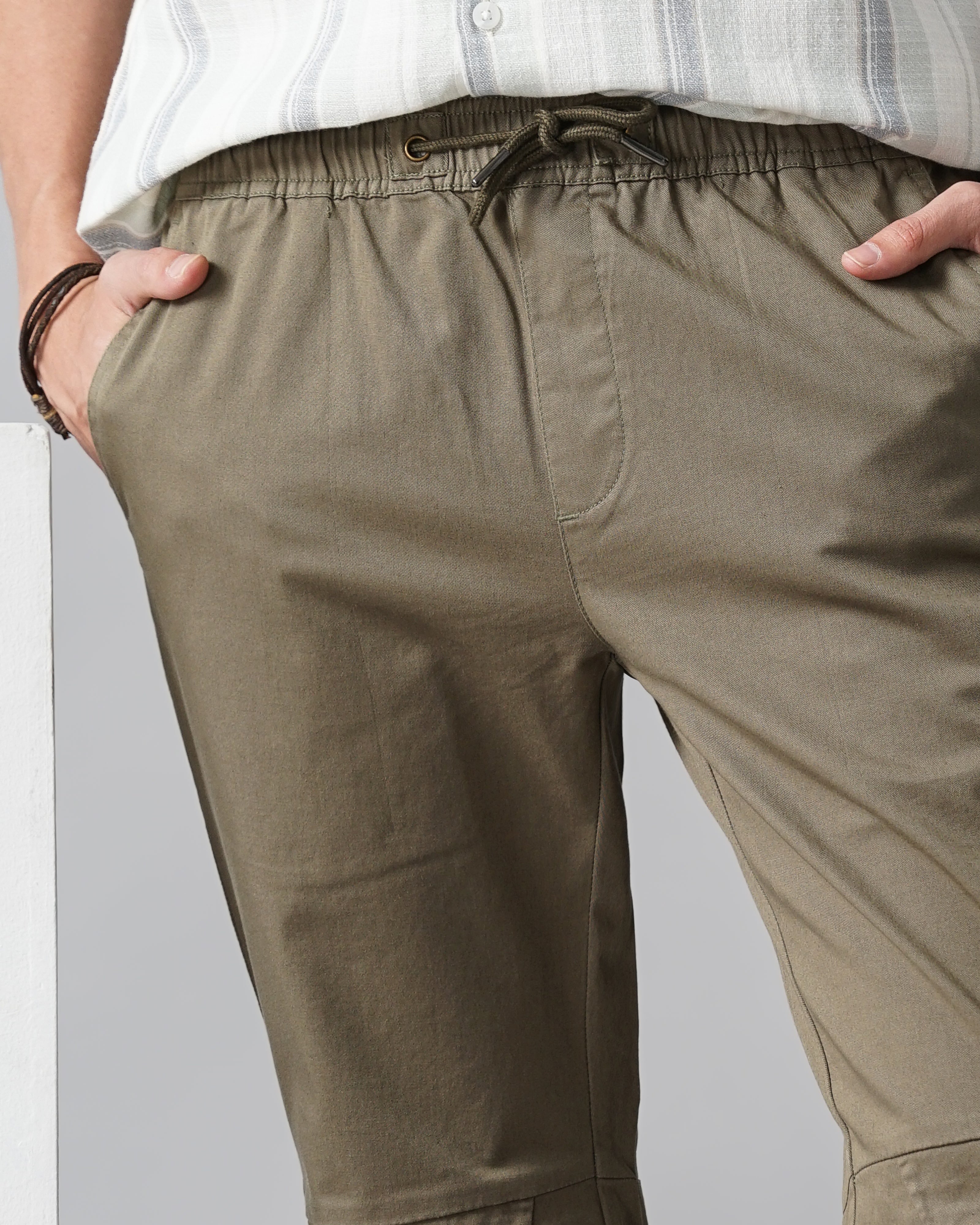MEN'S CARGO ANKLE LENGTH TROUSERS