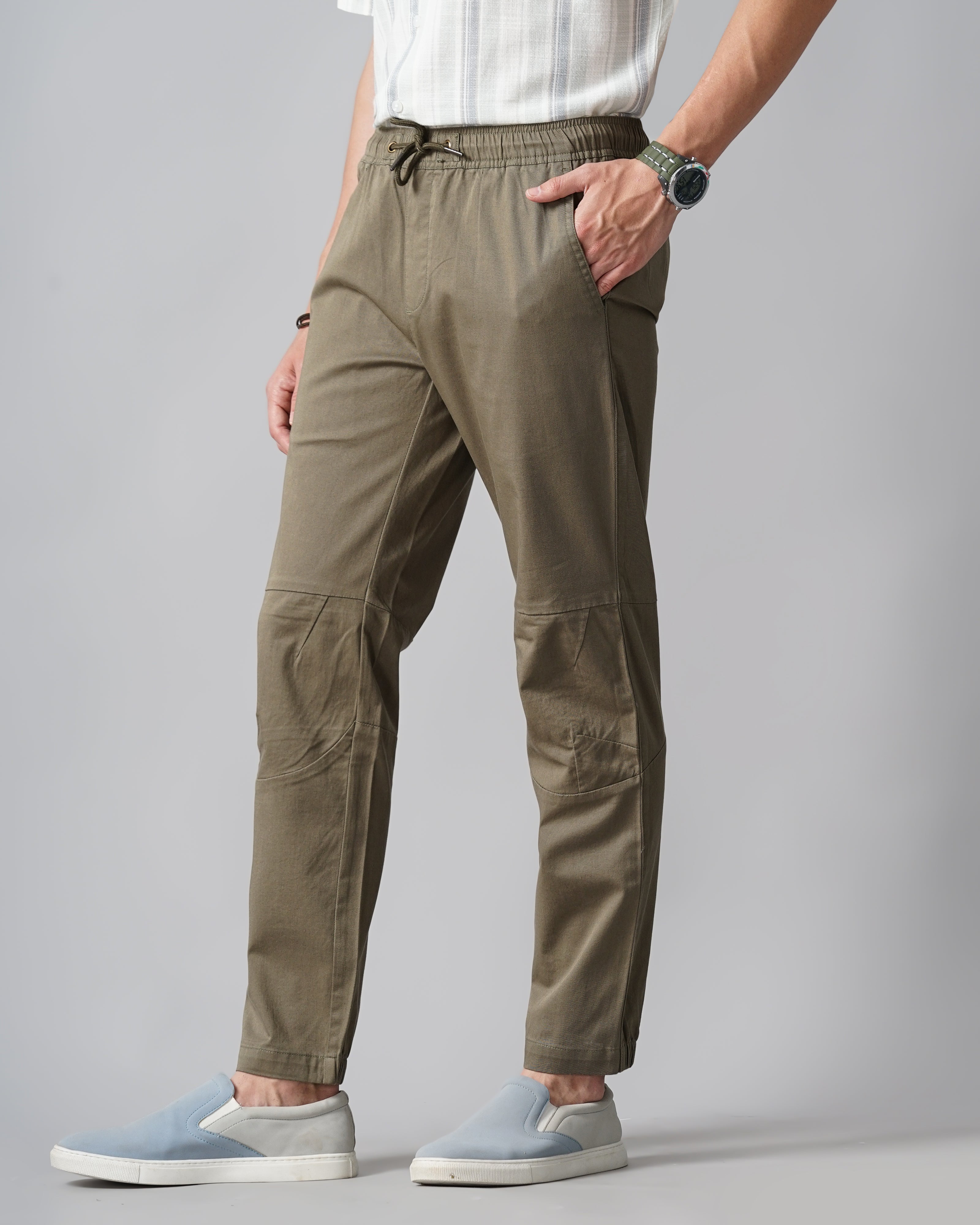 MEN'S CARGO ANKLE LENGTH TROUSERS