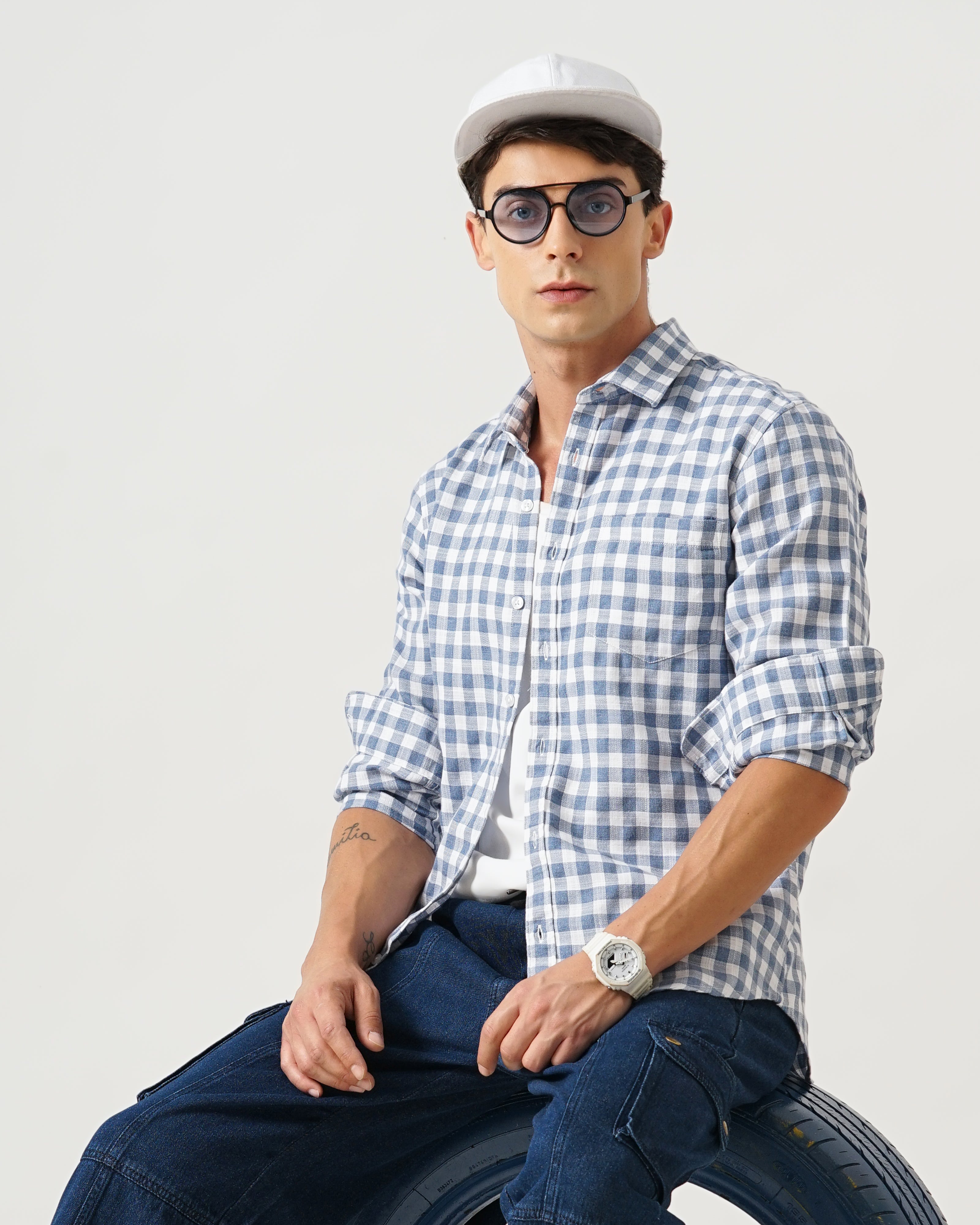 Men's Checks Shirt
