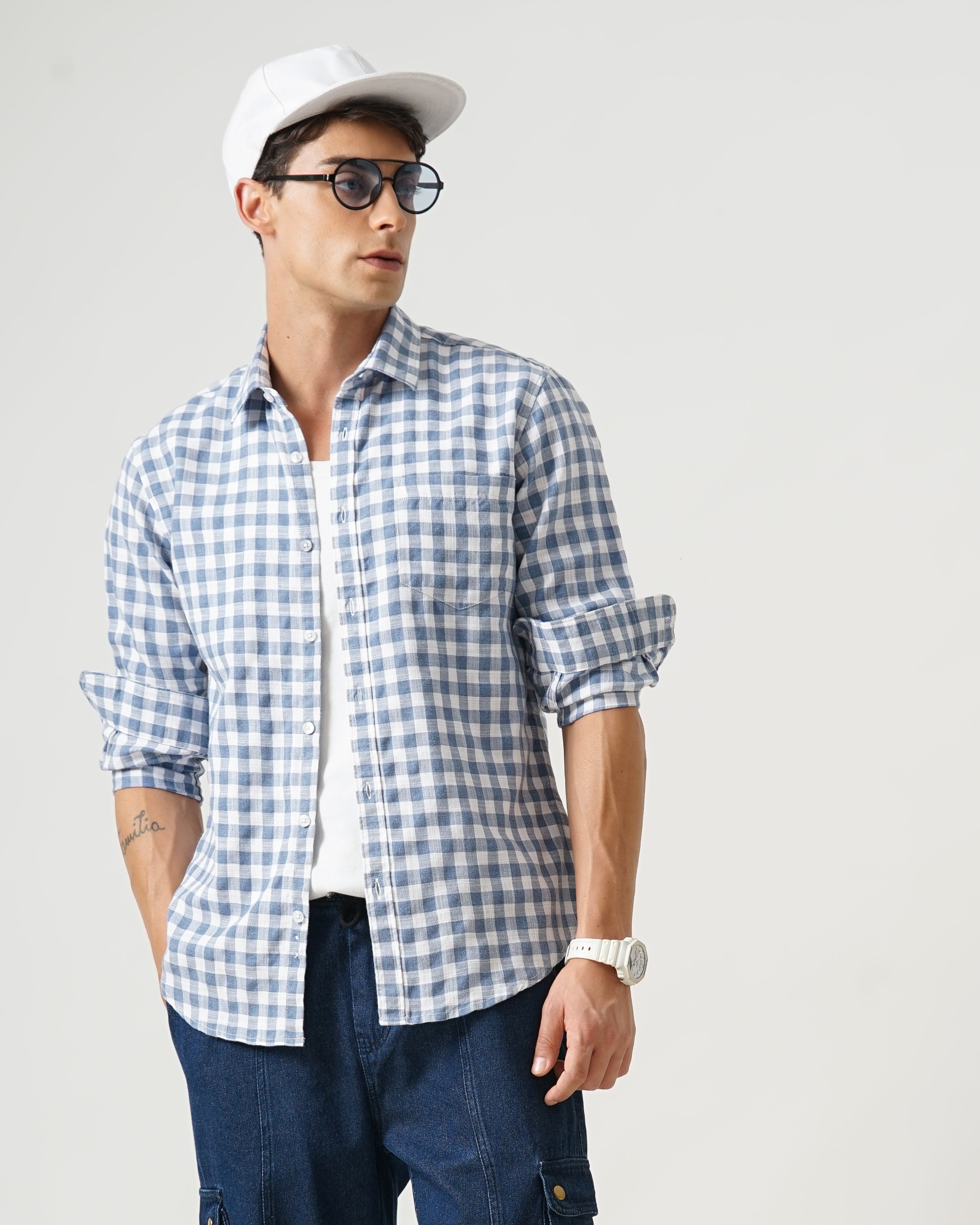 Men's Checks Shirt