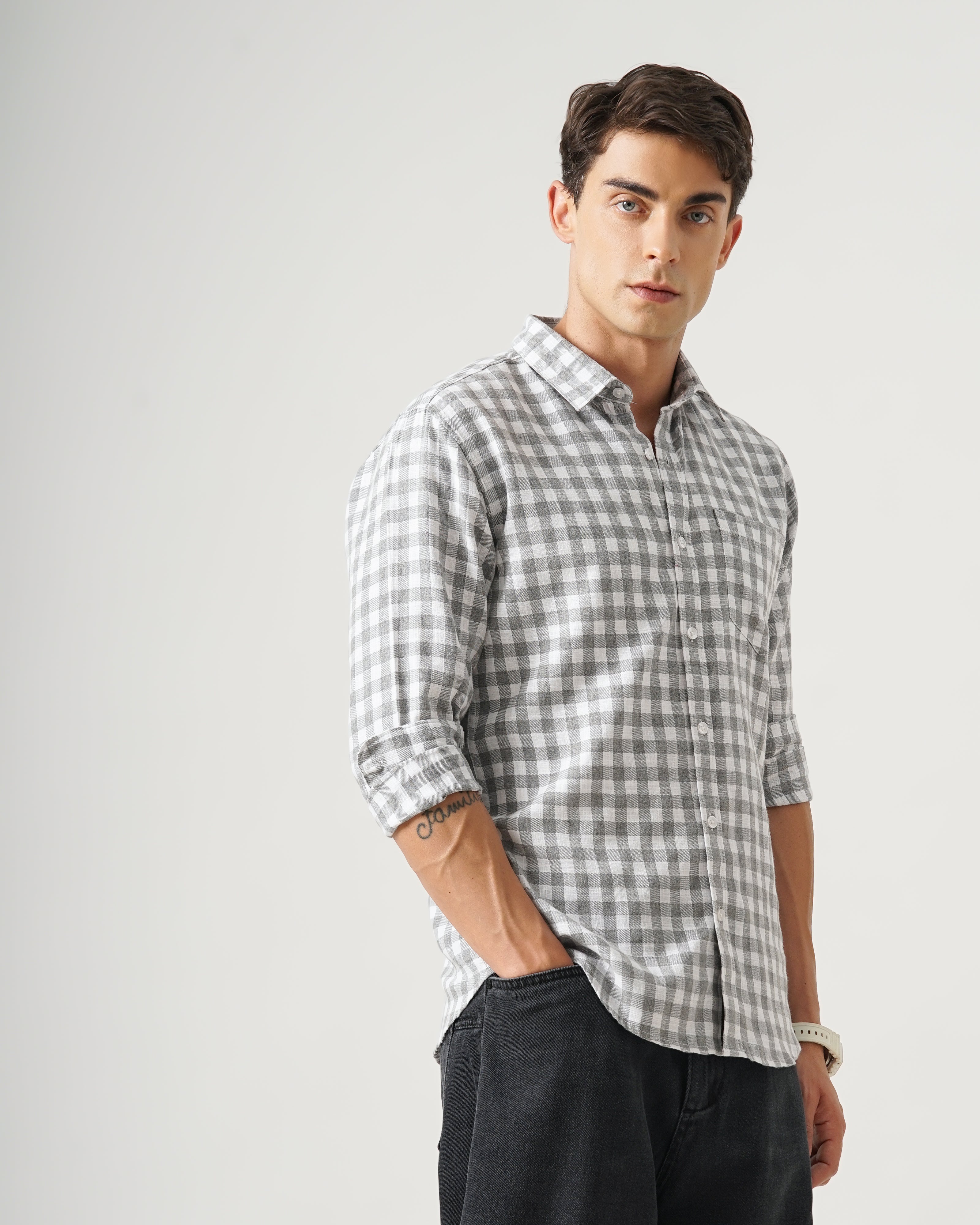 Men's Checks Shirt