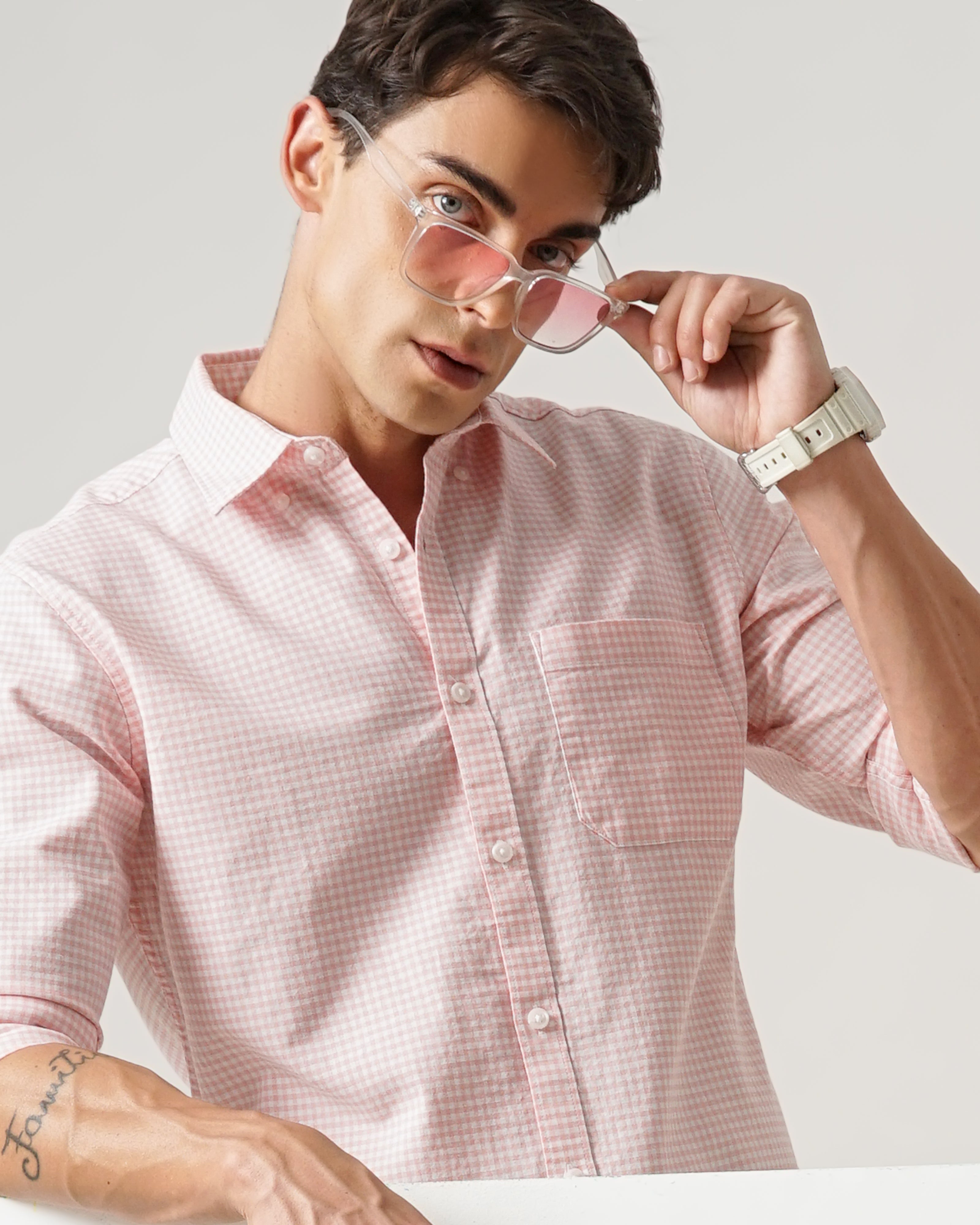 Men's Checks Shirt