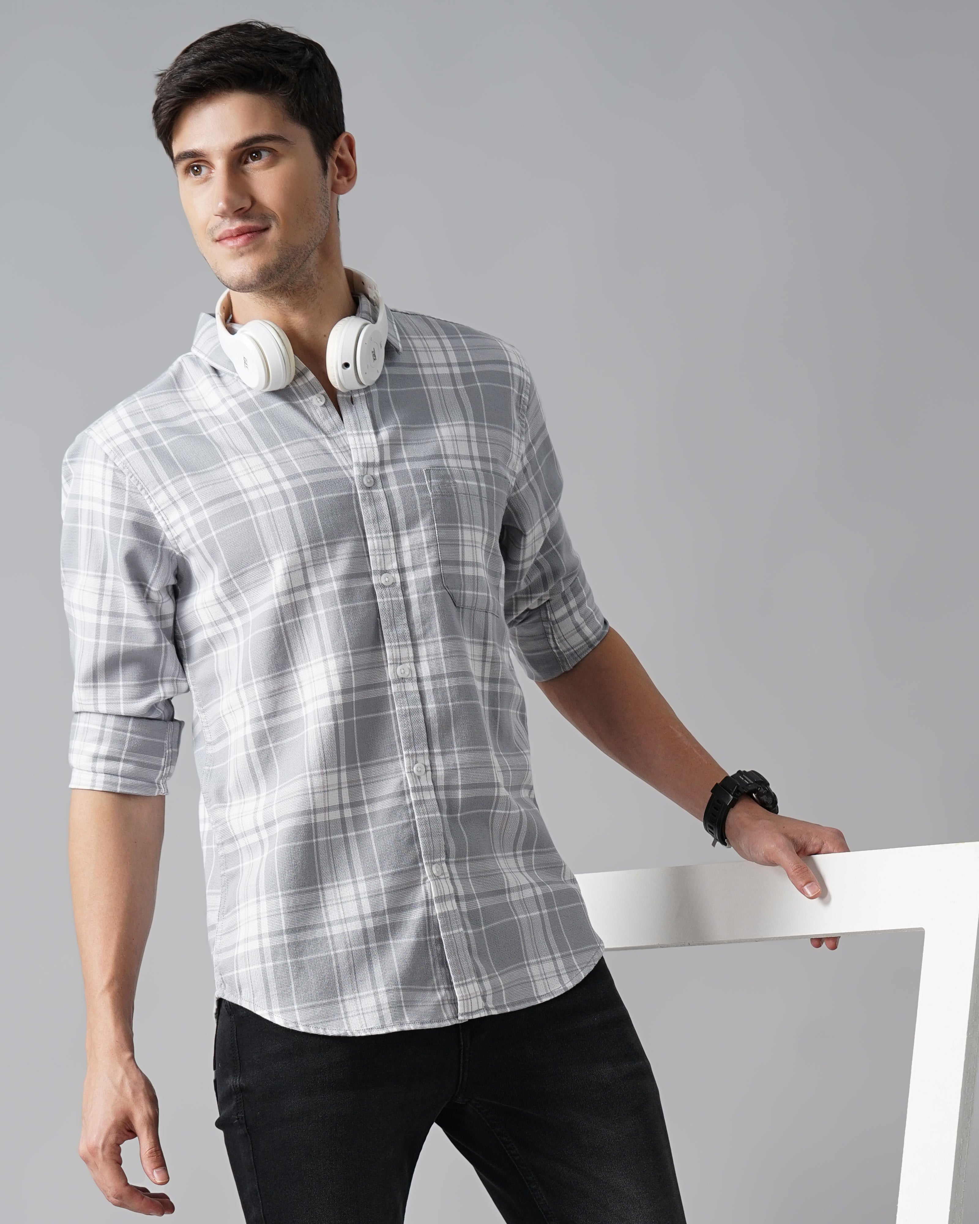 Men's Checks Shirt