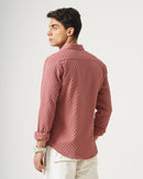 men's self design shirt