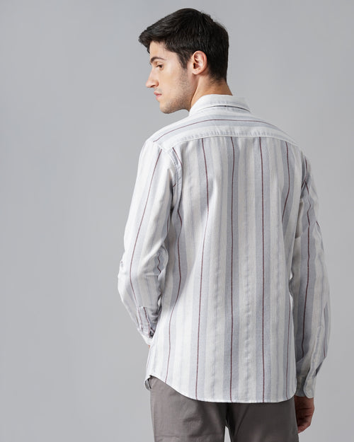 Men Standard Slim Fit Opaque Casual Shirt