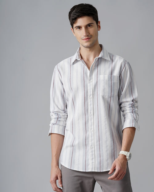 Men Standard Slim Fit Opaque Casual Shirt