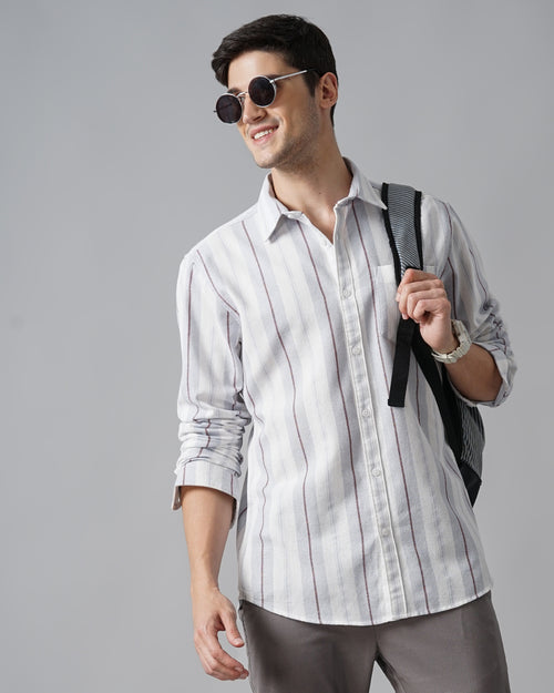 Men Standard Slim Fit Opaque Casual Shirt