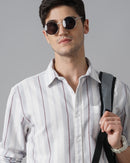 Men Standard Slim Fit Opaque Casual Shirt