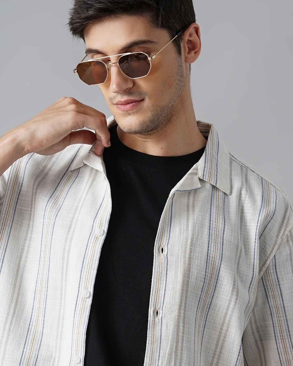 MEN'S STRIPES SHIRT