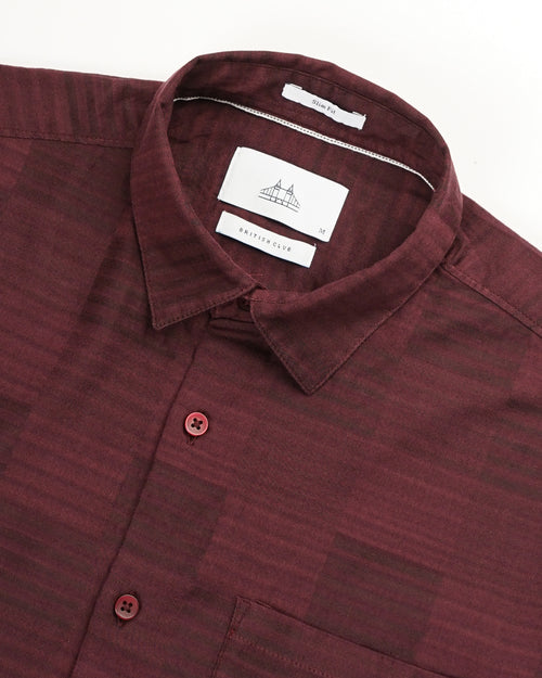 MEN'S SELF DESIGN SHIRT