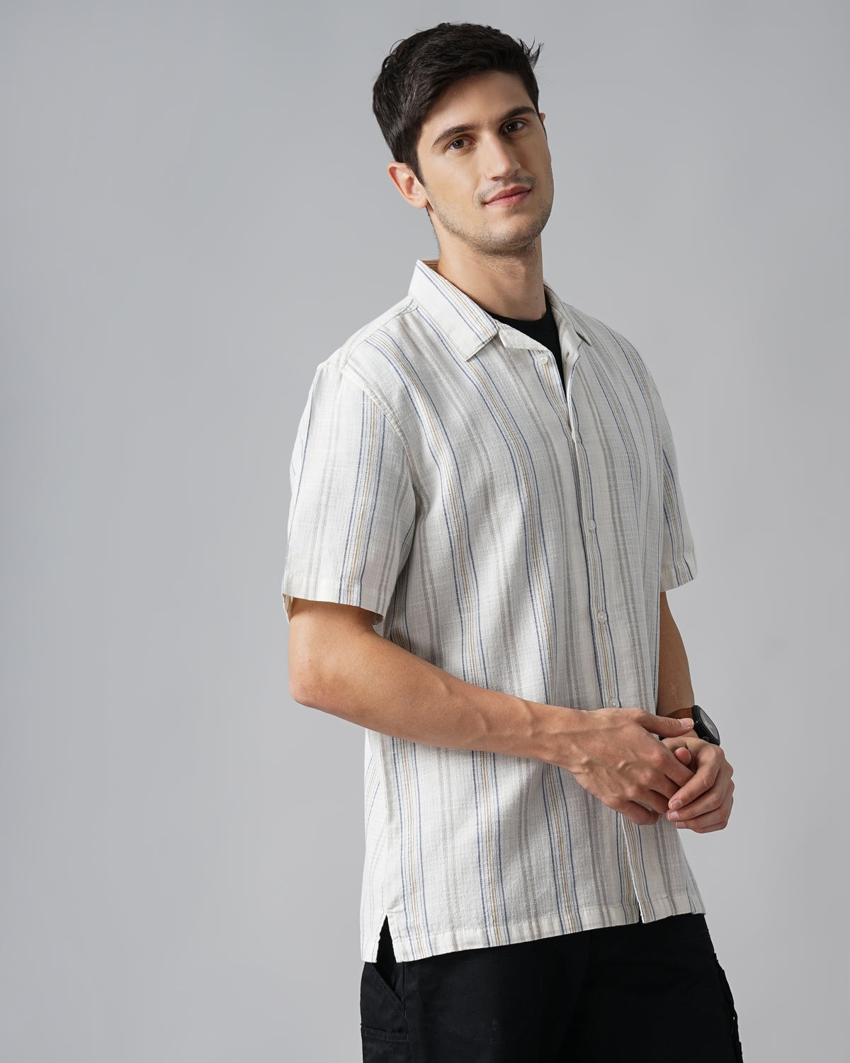 MEN'S STRIPES SHIRT