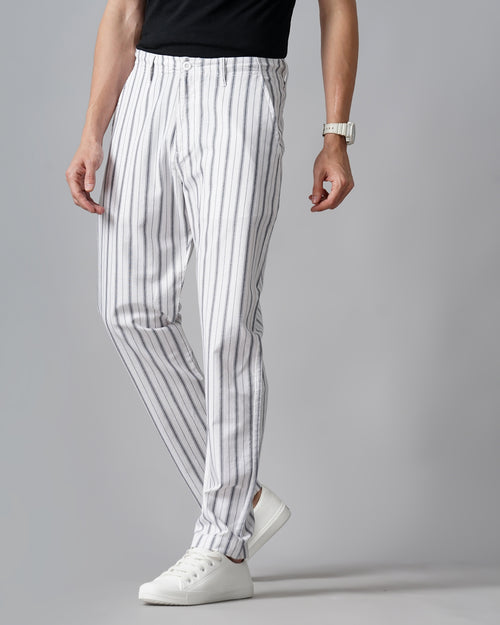 MEN'S REGULAR FIT STRIPE TROUSER