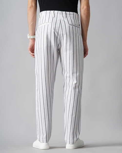 MEN'S REGULAR FIT STRIPE TROUSER
