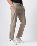 Men Comfort Slim Fit Low-Rise Cotton Chinos