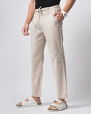 Men Comfort Slim Fit Low-Rise Cotton Chinos