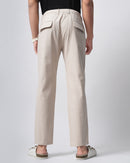 Men Comfort Slim Fit Low-Rise Cotton Chinos
