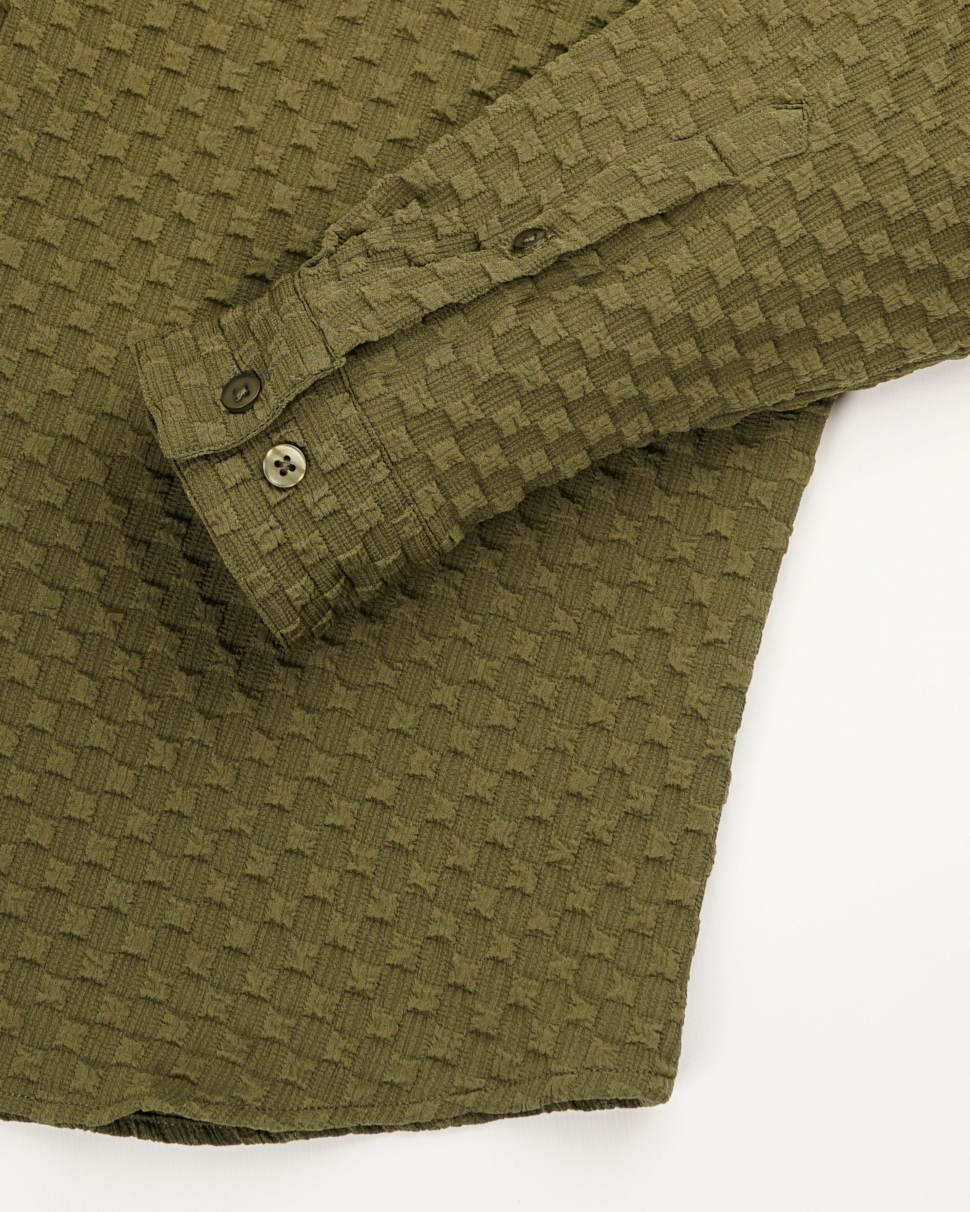 men's self design shirt