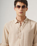 men's Self Design Shirt